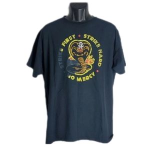 2/$30 Cobra Kai Men Graphic T-Shirt No Mercy Karate Kid Merchandise Retro